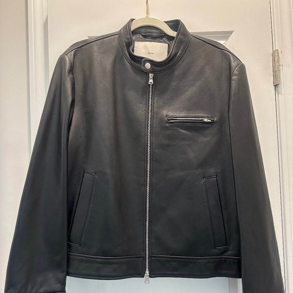 Dunst leather racing jacket